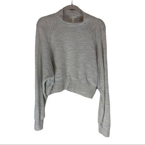Abound Light Heather Grey Crop Top Sweater Size XL New With Tags.
4081